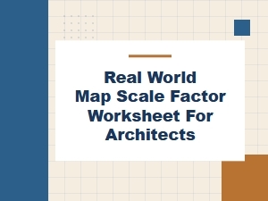 Practicing Real-World Map Scale Conversions for Architecture