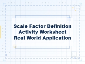Defining Scale Factor with Real World Activities